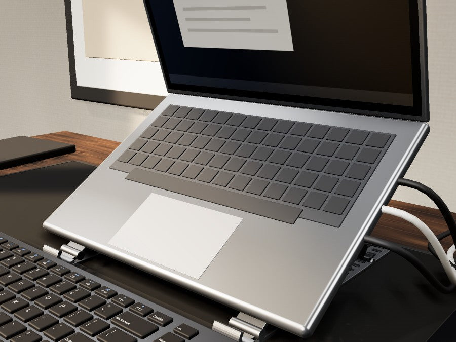 Laptop stand — Close-up · our own photo